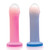 Tantus The Duchess Vibrating Non-Realistic Dual Density O2 Silicone Dong Ice Blue