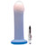 Tantus The Duchess Vibrating Non-Realistic Dual Density O2 Silicone Dong Ice Blue