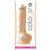 Buy the Colours Pleasures 8 inch Realistic Silicone Dildo with Suction Cup in White Vanilla Flesh - NS Novelties