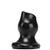 OXBALLS Tunnel 2 Medium Pig-hole Hollow Silicone Butt Plug Black