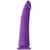 NS Novelties Colours Pleasures Thin 8 inch Silicone Dong Purple