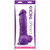 NS Novelties Colours Pleasures Thick 8 inch Silicone Dong Purple