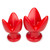 OXBALLS Rosebud I Spec-U-Plug Silicone Butt Plug Red