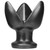 OXBALLS Rosebud II Spec-U-Plug Silicone Butt Plug Black