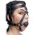 Master Series Leather Head Harness with Ball Gag