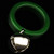 Ballistic Metal Jingle Balls Green Billet Aluminum Cock Ring with Bell