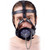 Strict Deluxe Plug It Up Open Mouth Leather Head Harness with Drain Plug