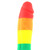 Buy the Colours Pride Edition 6 inch Realistic Rainbow Silicone Dong - NS Novelties