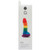 Pride Dildo Thick Rick Rainbow 8 inch Silicone Dong with Balls