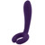 Buy the Duo Vibe 14-function Rechargeable Triple Motor Silicone Couples Massager in Deep Purple - Rianne S