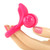 Buy the You-Turn 2-finger Rumbling 4-function Massager Strawberry Pink - Screaming O