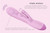 Sola Hop Dual Stimulating 10-function Rechargeable Silicone Triple Motor Rabbit Massager Pale Pink