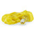 Crystal Delights Crystal Minx Lemon Yellow Faux Pony Tail Clear Butt Plug
