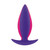 NS Novelties Inya Spade Silicone Anal Plug Medium Purple
