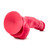 Blush Novelties Ruse Shimmy Realistic Silicone Dong with Suction Cup Cerise