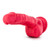 Blush Novelties Ruse Shimmy Realistic Silicone Dong with Suction Cup Cerise