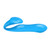 Lovers’ Dream 8-function Rechargeable Silicone Couples Vibrator Sky Blue