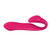 Lovers’ Dream 8-function Rechargeable Silicone Couples Vibrator Hot Pink