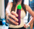 Buy the Eggplant 10-function Silicone Vibrating Dildo Bullet Emoji Vibrator in Purple & Green - Emojibator