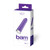 Buy the bam 10-function Rechargeable Silicone Bullet Vibrator in Into You Indigo - VeDO Toys