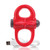 Screaming O Charged Yoga 10-FUNction Rechargeable Silicone Ring Vibe Red