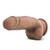 Buy the Au Naturel Fat Boy 7 inch SensaFeel Dual Density Realistic Dildo with Suction Cup in Caramel Brown Flesh - Blush Novelties