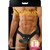 Sportsheets Everlaster Stud Adjustable Strap-On Harness with Hollow Realistic Dong Kit Black