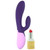 Rianne S Xena Warming 10-function Rechargeable Silicone Rabbit Vibe Purple & Lilac