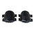 Buy Premium Black Leather Knee Pads with Adjustable Straps - StockRoom 