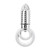 Buy DoubleO 8 Vibrating Dual Ring  Erection Enhancer & Testicle Support Clear - Screaming O