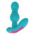 Buy Funn Plug Ultra Bullet Powered 20-function Rechargeable Butt Plug Turquoise Hot Pink - FemmeFunn Nalone