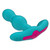 Buy Funn Plug Ultra Bullet Powered 20-function Rechargeable Butt Plug Turquoise Hot Pink - FemmeFunn Nalone