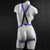 Buy Purple Dillio 7 inch Slim Realistic Strap-On Dildo Suspender Harness Set - Pipedream Toys 