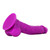 Buy ColourSoft 8 inch Soft Silicone Realistic Dildo Purple - NS Novelties