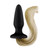 Buy Filly Tails Silicone Butt Plug with Palomino Blonde Tail - NS Novelties 