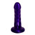 Buy the Harness ready Curve Super Soft Silicone Dildo Midnight Purple - Tantus