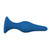 Buy the Plug & Play Bishop Blue Silicone Butt Plug - Icon Brands The 9's