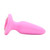 Buy NS Novelties Glams Pink Gem Jeweled Pink Silicone Butt Plug - NS Novelties 