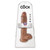 Buy the King Cock 10 inch Realistic Dong Dildo with Balls & Suction Cup in Tan Brown Flesh strap-on compatible dildo - Pipedreams Products