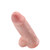 Buy the King Cock Chubby 9 inch Wide Realistic Dong with Balls Flesh strap-on compatible dildo - Pipedreams Products