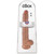 Buy the King Cock 14 inch Realistic Dong with Balls Tan Flesh strap-on compatible dildo - Pipedreams Products