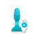 Buy the Teal Blue Rimming Petite Plug Remote Control Rechargeable Silicone Beaded Butt Plug - b-Vibe