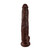 Buy the King Cock 14 inch Realistic Dong with Balls Brown Chocolate strap-on compatible dildo - Pipedreams Products