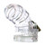 Buy the Man|Cage Locking Male Chastity Cage 02 Small in Clear Transparent - Shots Toys
