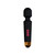 Buy the Wanderful 18-function Rechargeable Silicone Wand Massager Black & Gold - Lovely Planet Dorcel