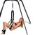 Buy the Extreme Black Leather Intimate Sling with Metal Swing Stand - XR Brands Strict