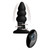 Buy the Model I Rippled 13-function Remote Control Rechargeable Silicone Rimming Plug with Rotating Beads - XR Brands Rimmers