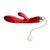 Buy the Versailles Rosalie 15-function App-controlled Rechargeable Silicone Rabbit Vibrator Bright Red - Zalo USA