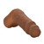 Buy the Packer Gear Stand-To-Pee STP Hollow Silicone FTM Packer Penis Chocolate Brown for Transmen - Cal Exotics