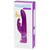 Buy the Happy Rabbit 2 Natural 15-function Rechargeable Silicone Vibrator Purple - LoveHoney